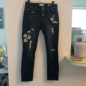 Black Daisy Junior jeans Size 3/26